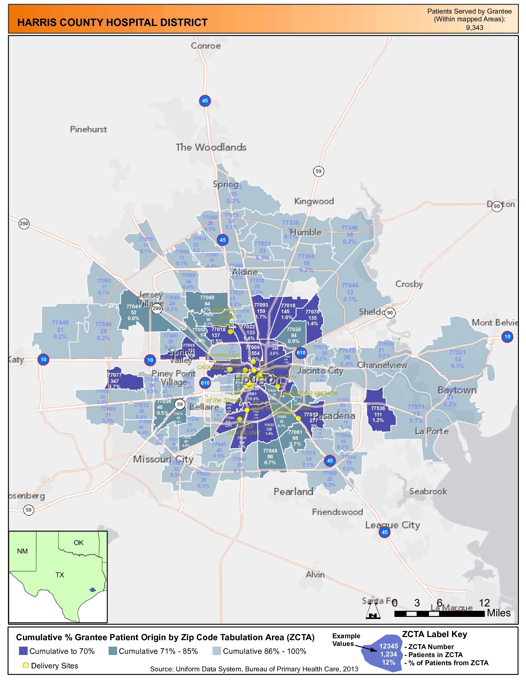 2013 Harris County Hospital District Health Center Profile - Harris 