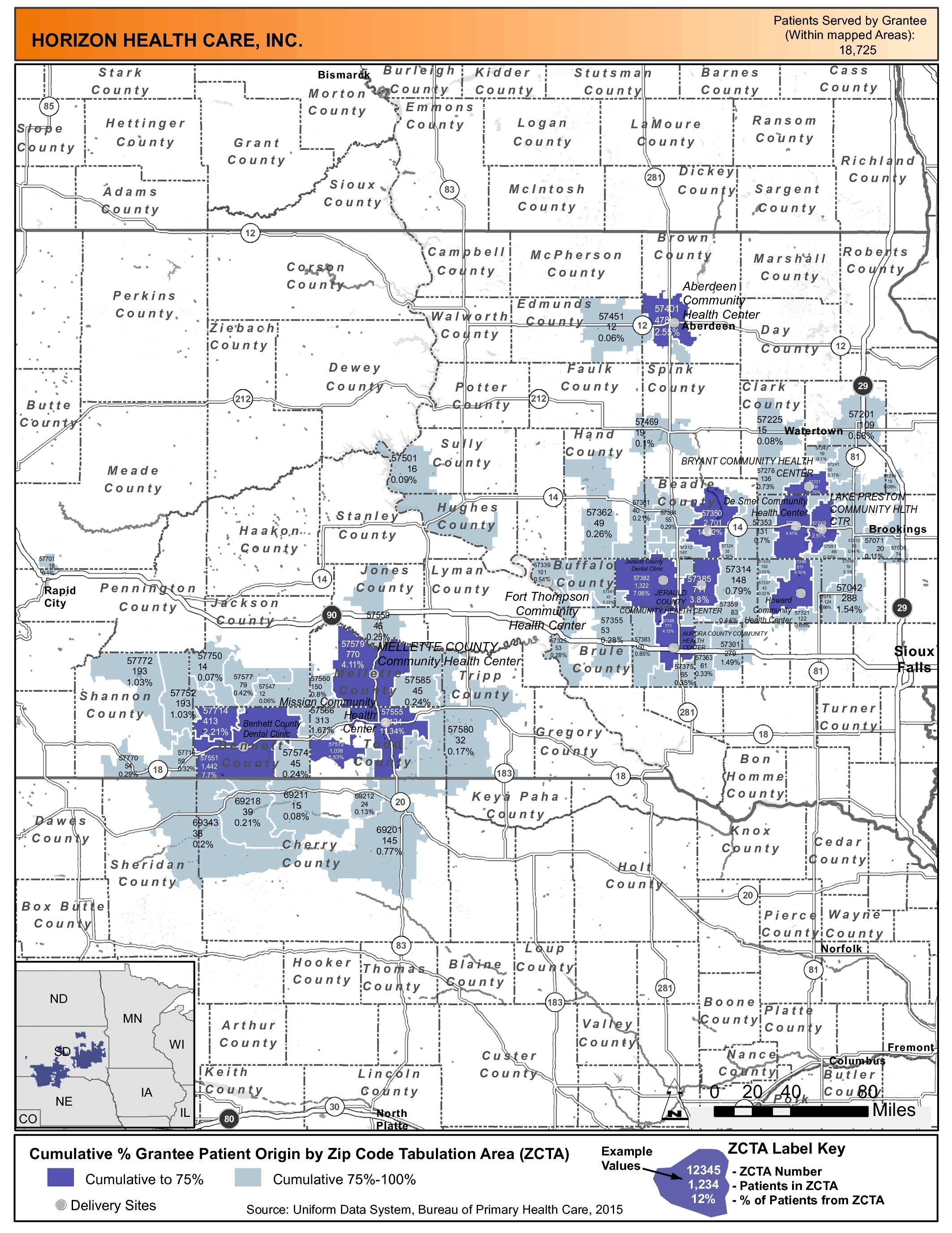 2015 HORIZON HEALTH CARE, INC. Health Center Profile HORIZON HEALTH
