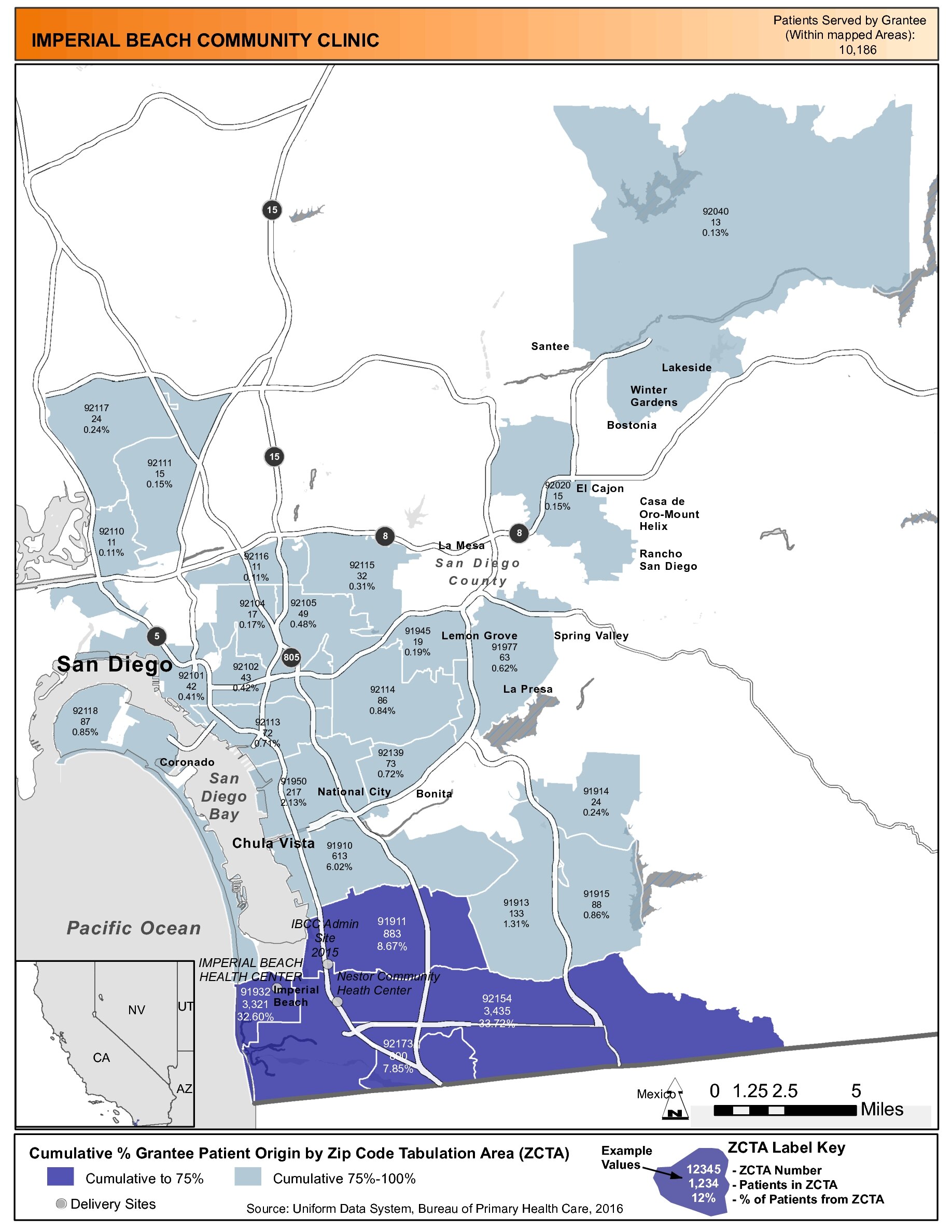Imperial Beach Zip Code Map United States Map