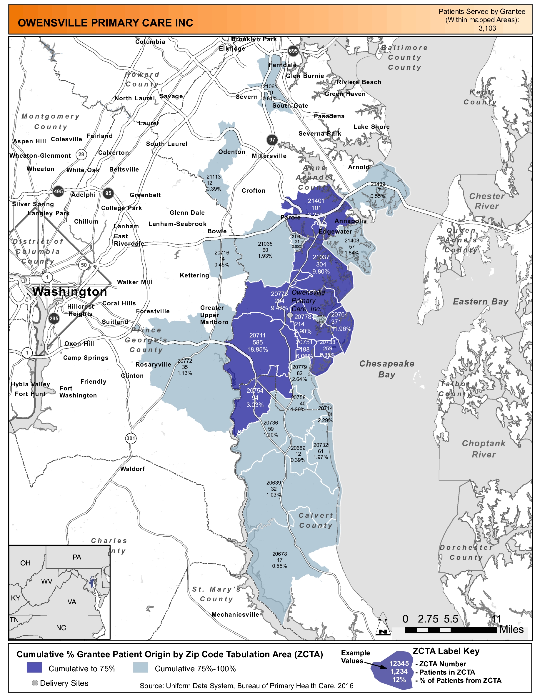 2016 OWENSVILLE PRIMARY CARE INC Health Center Profile