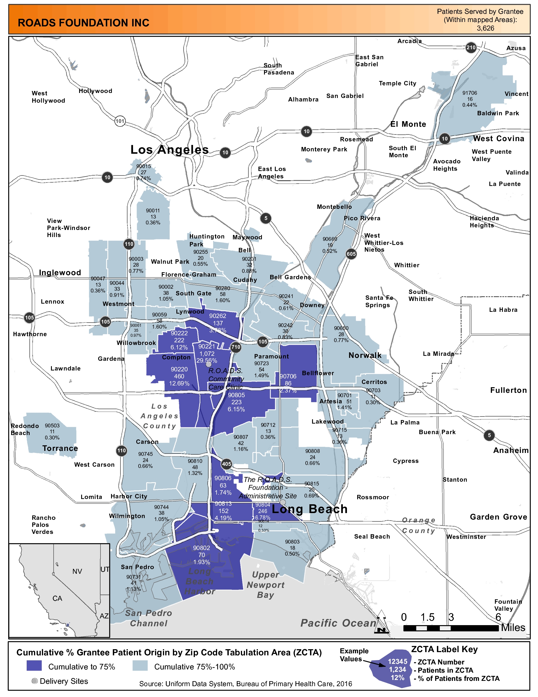 2016 ROADS FOUNDATION INC Health Center Profile ROADS FOUNDATION INC