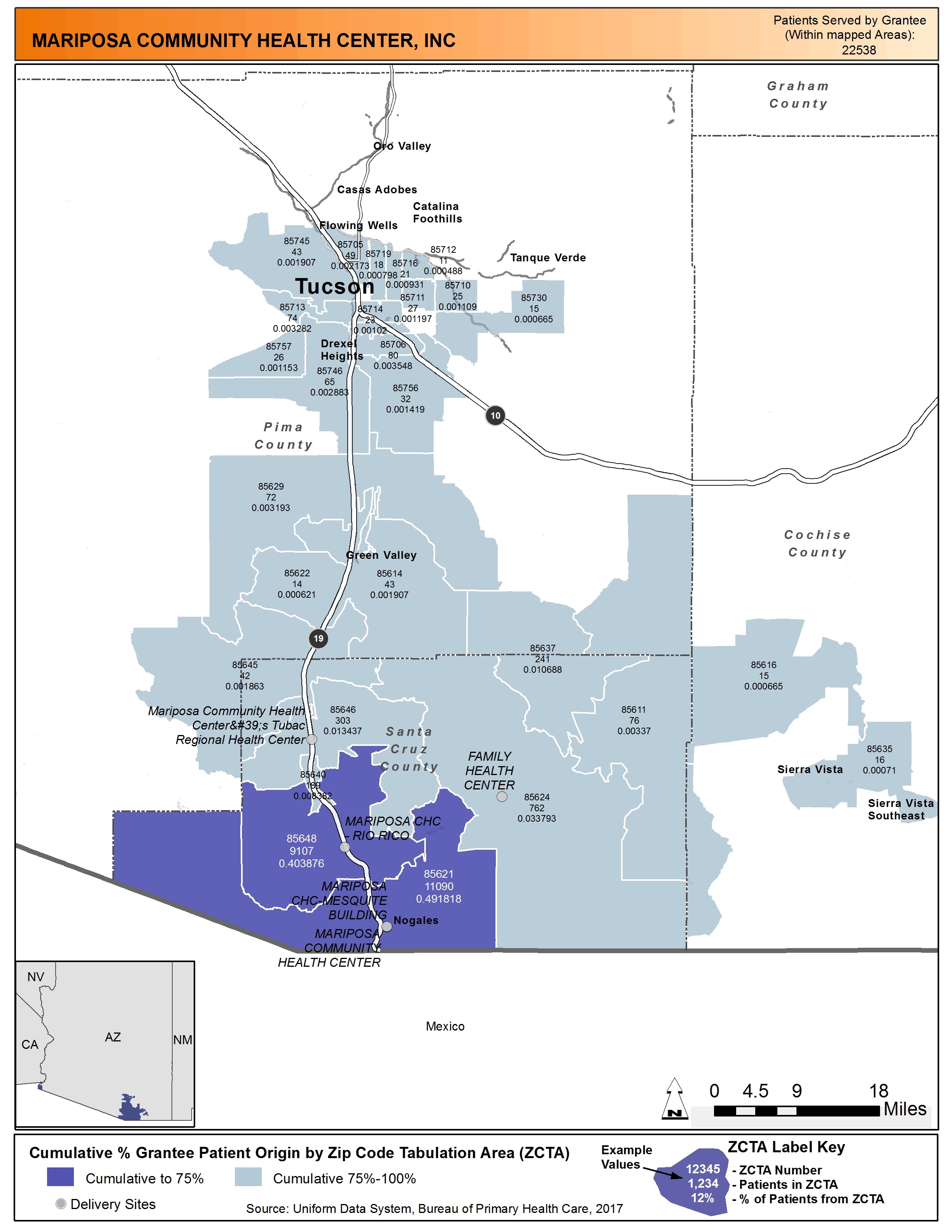 2017 MARIPOSA COMMUNITY HEALTH CENTER, INC Health Center Profile MARIPOSA COMMUNITY HEALTH