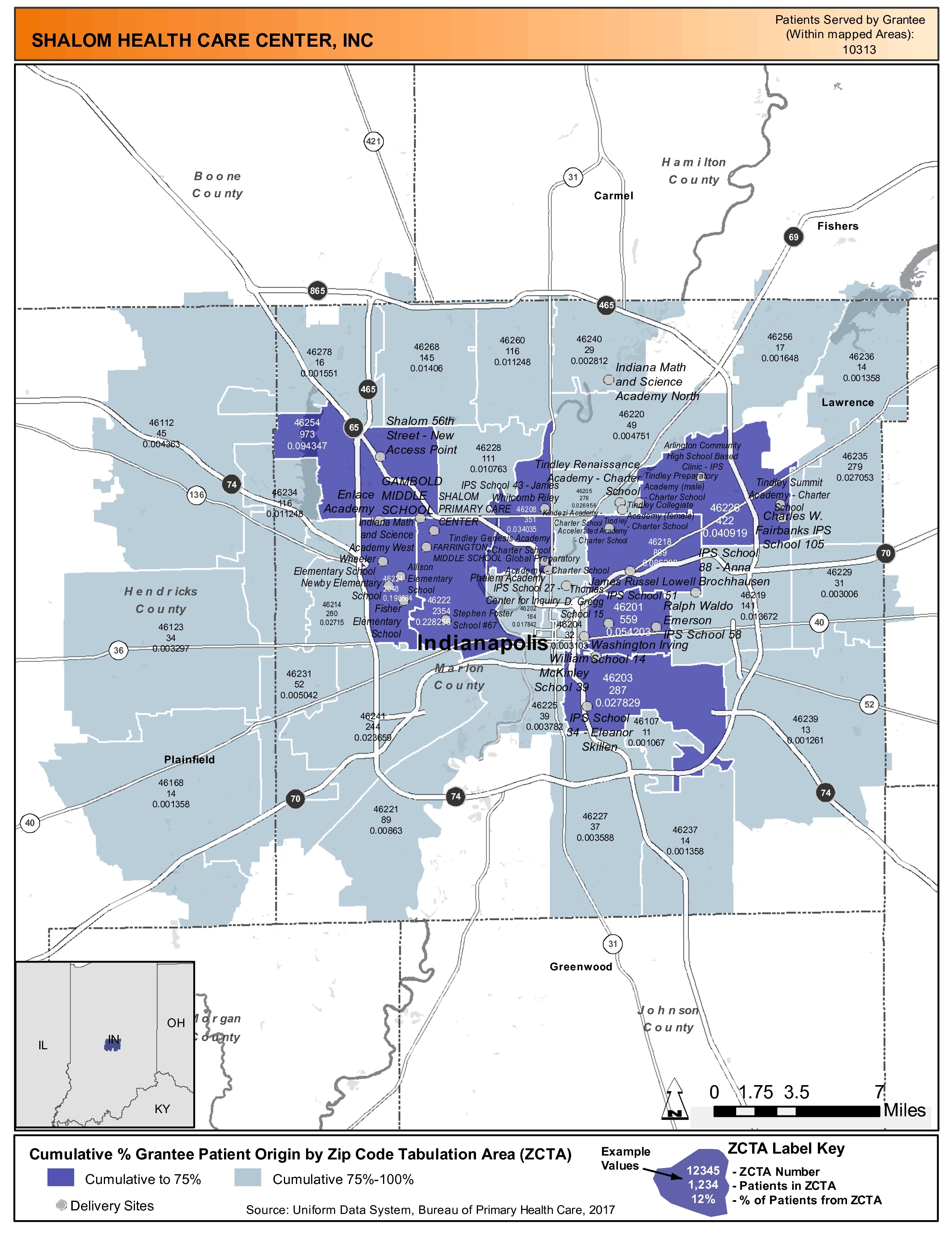 2017 SHALOM HEALTH CARE CENTER, INC Health Center Profile