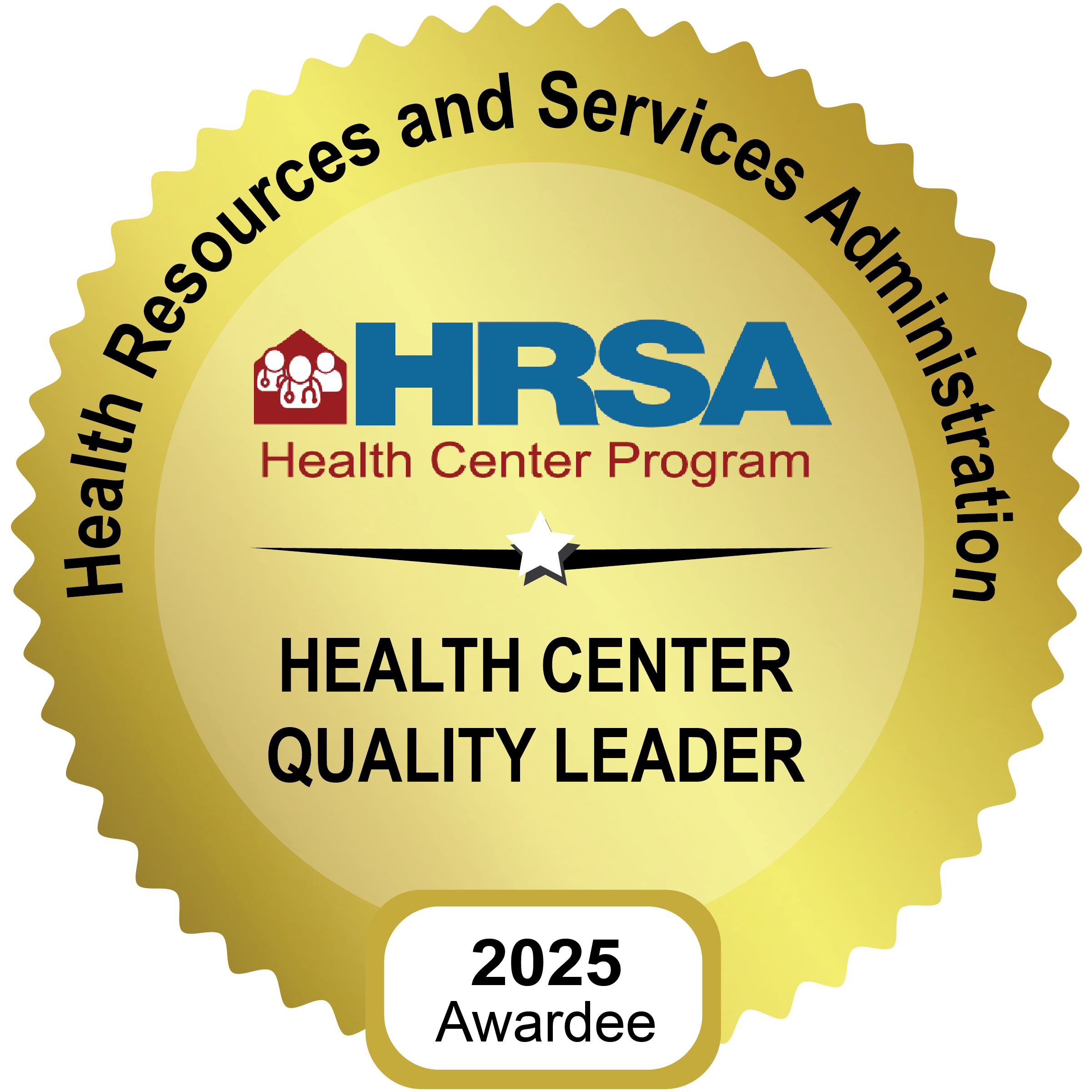 health center quality leader 2025 awardee gold