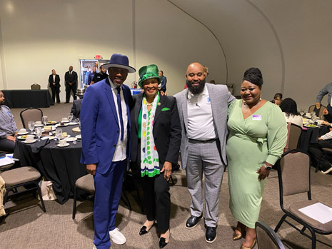 Left to Right: Reginald Shareed, The Edge Foundation; Congresswoman Alma S. Adams (NC-12); Don Holloman, Cabarrus Rowan Community Health Centers CEO; Kris Lee, HRSA IEA