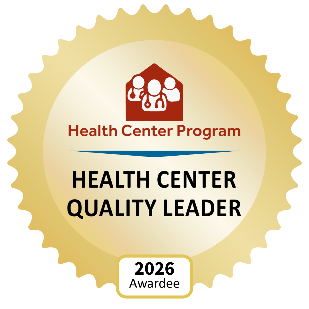 2026 Health Center Quality Leader (HCQL) - Gold awardee badges