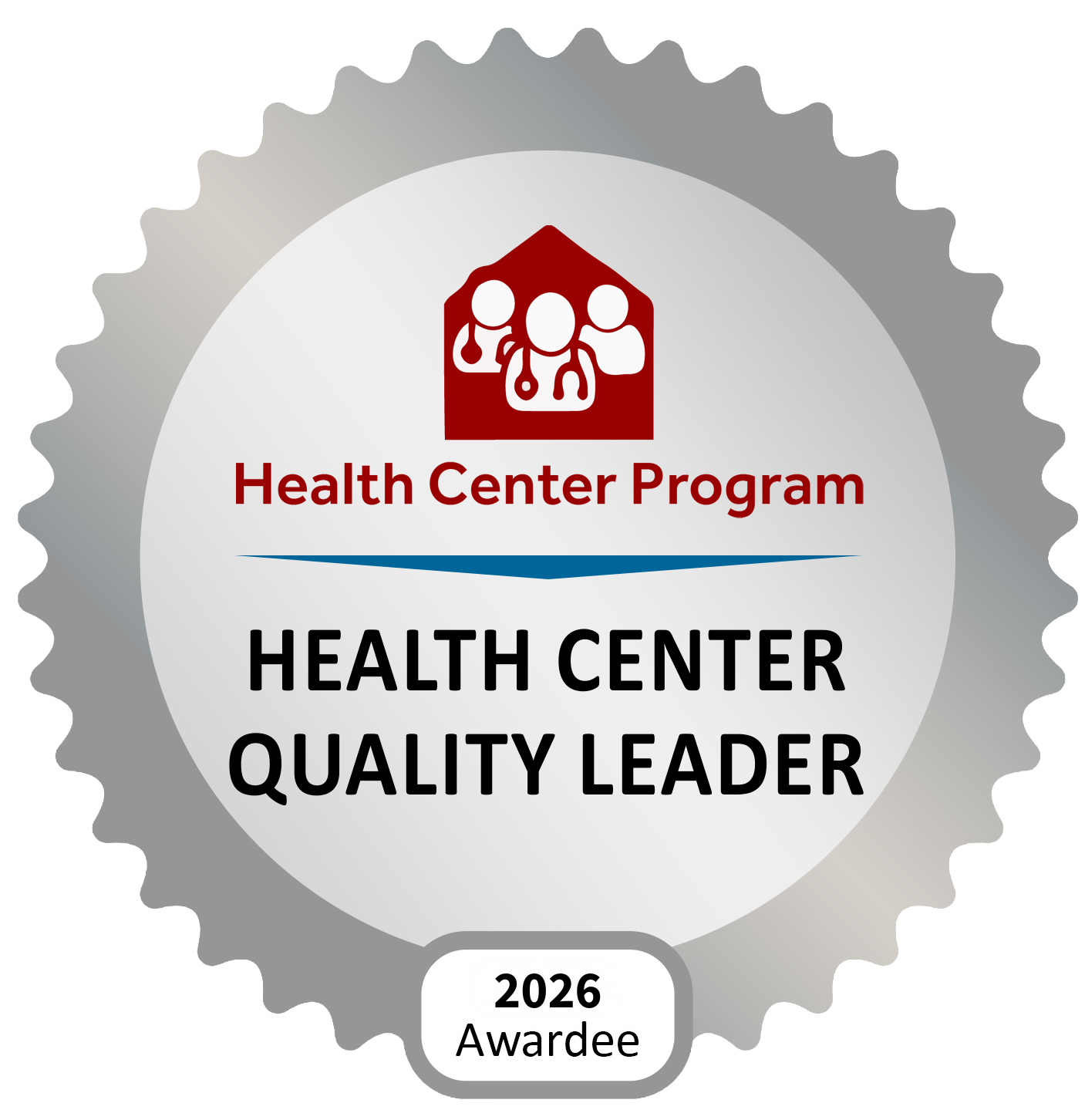 2026 Health Center Quality Leader (HCQL) - Silver awardee badge