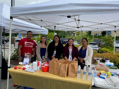 [Left to Right]: Harry Franqui, HealthPoint Midway Business Director; Gloria Andia, Public Health Analyst; Yesenia Morales, HealthPoint Midway Patient Access Supervisor; Antonia Reyna-Mendoza, HealthPoint Midway Client Service Representative; and Cheryl Altice, Public Health Analyst.