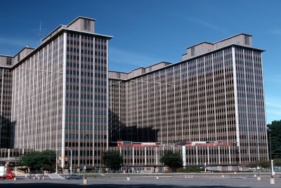 The Parklawn building in Rockville, Maryland.