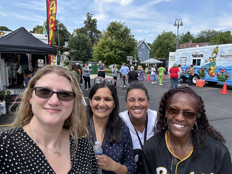 Left to Right: Amanda Waldrup, Deputy Regional Administrator; Dr. Yamini V. Teegala, CEO; Stacy Lee, Chief Operating Officer; Nettie Carter-Smith, Director of Community Relations