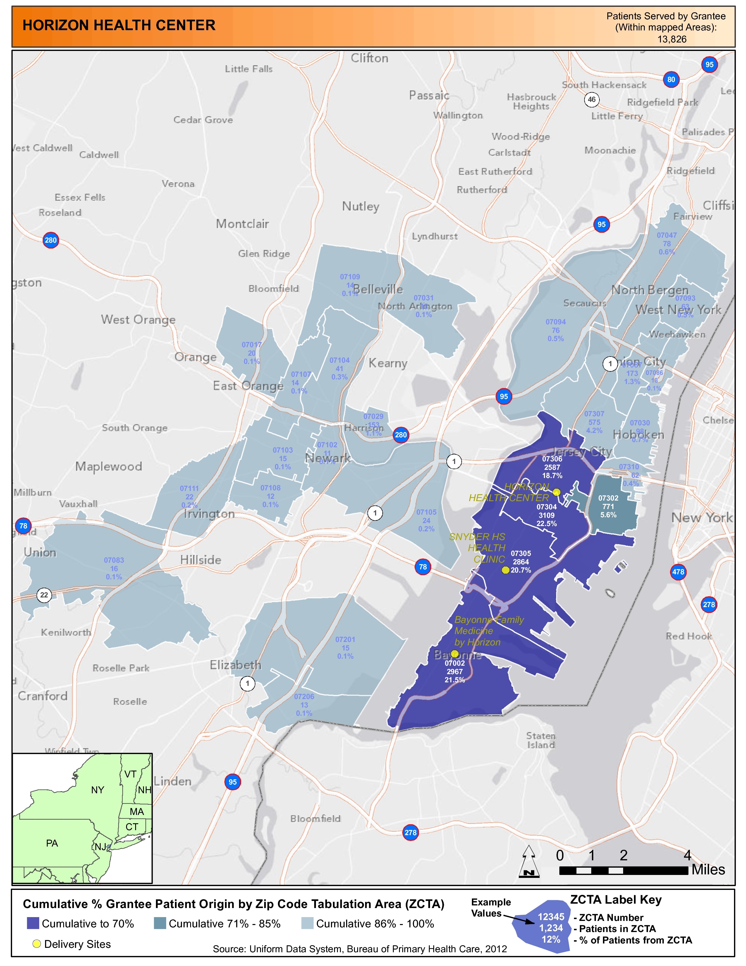 2012 Health Center Profile - HORIZON HEALTH CENTER Jersey City, New Jersey