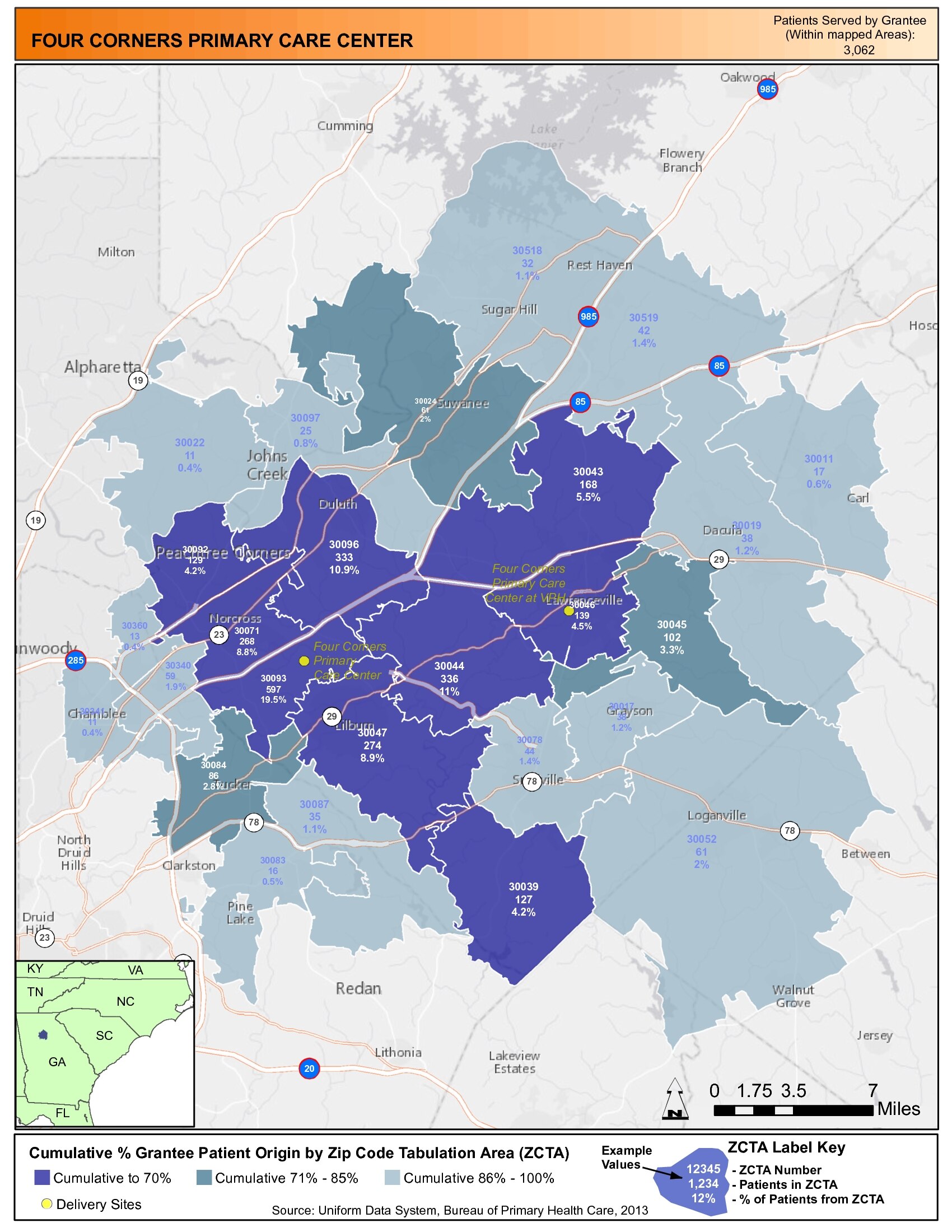 2018 Four Corners Primary Care Center Health Profile
