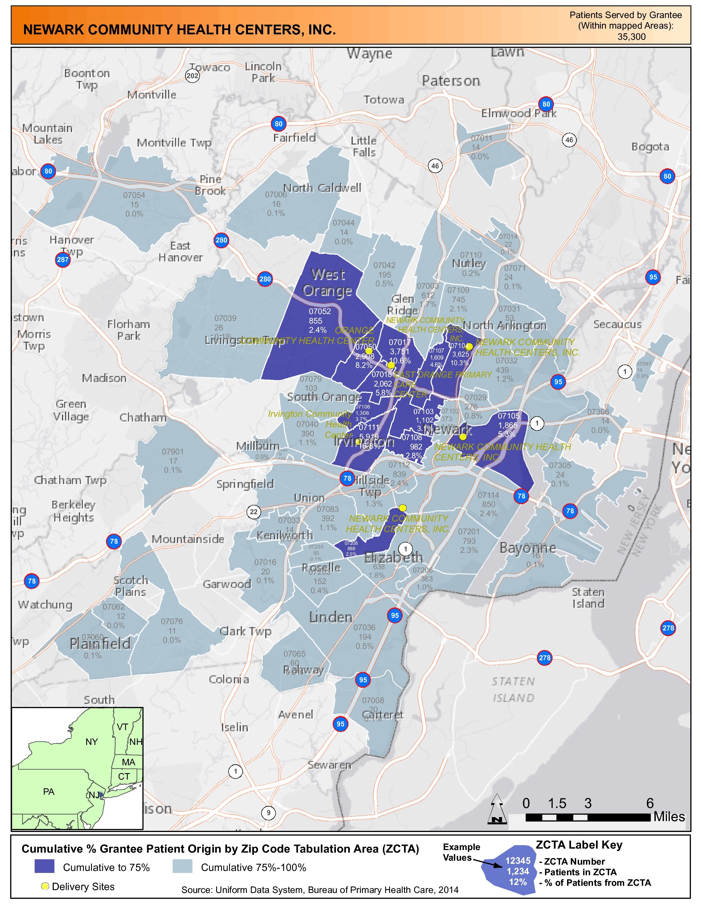 2014 NEWARK COMMUNITY HEALTH CENTERS, INC. Health Center Profile ...