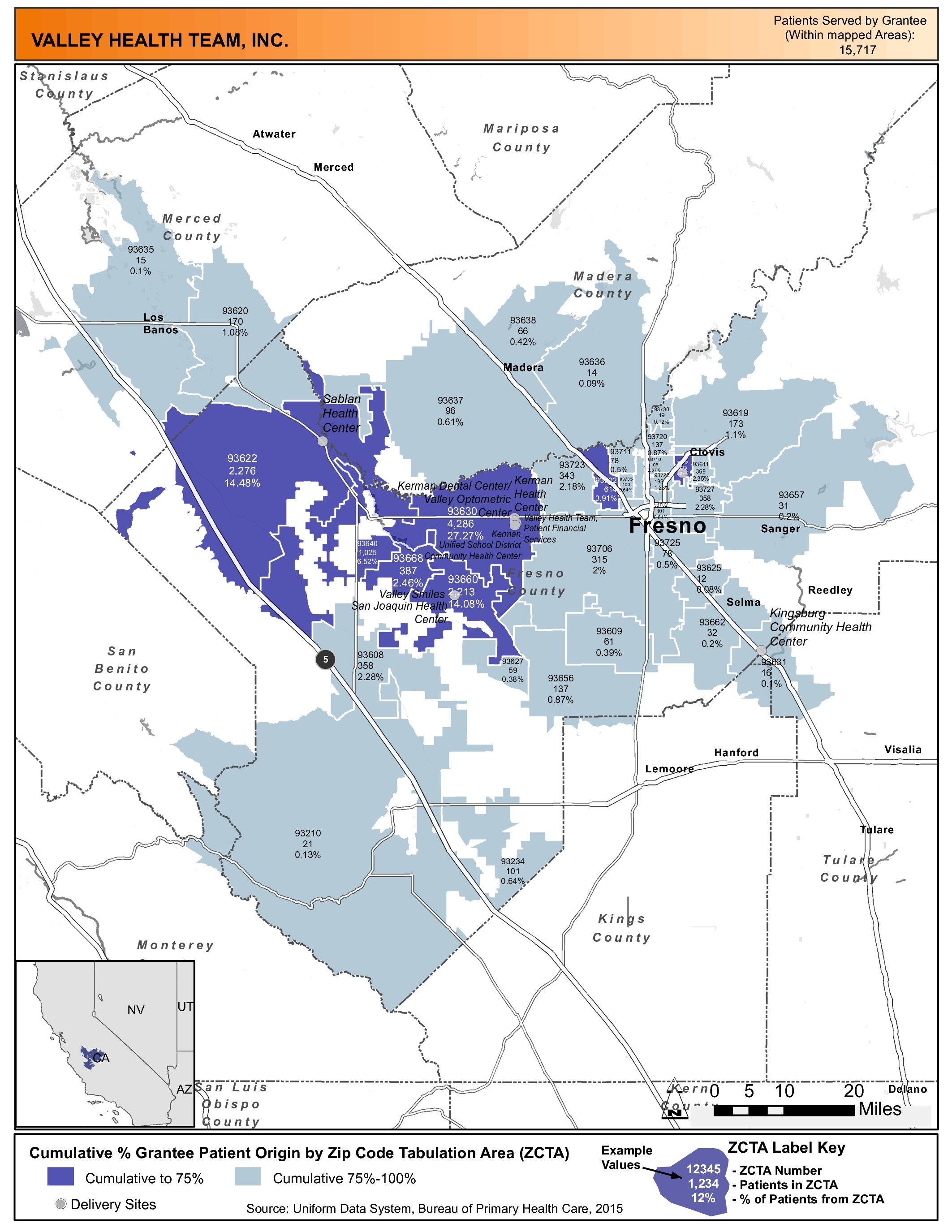 2015 Health Center Profile - VALLEY HEALTH TEAM, INC. San Joaquin ...