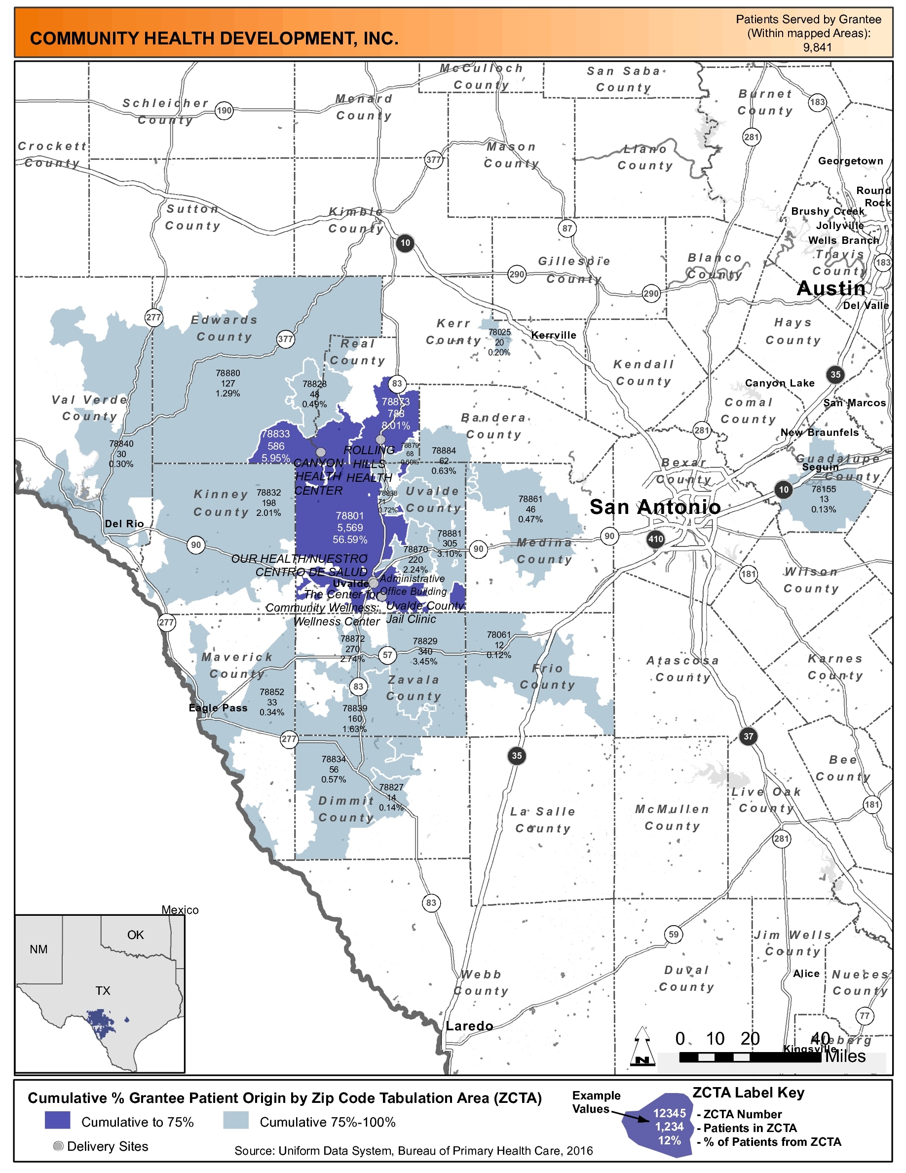 2016 COMMUNITY HEALTH DEVELOPMENT, INC. Health Center Profile - COMMUNITY HEALTH DEVELOPMENT 