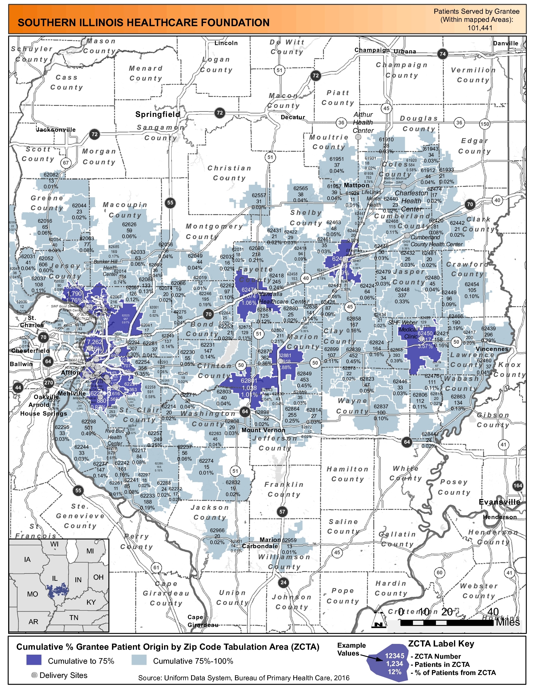 2016 Southern Illinois Healthcare Foundation Health Center Profile ...