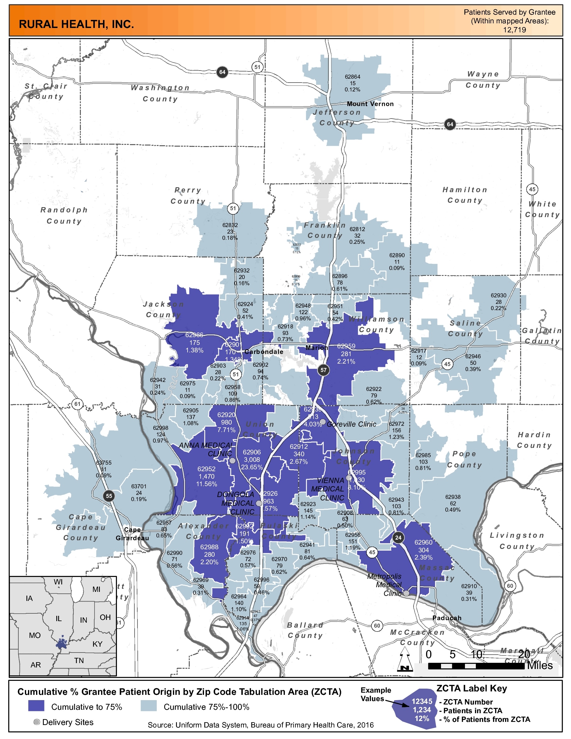 2016 RURAL HEALTH, INC. Health Center Profile - RURAL HEALTH, INC. Anna ...