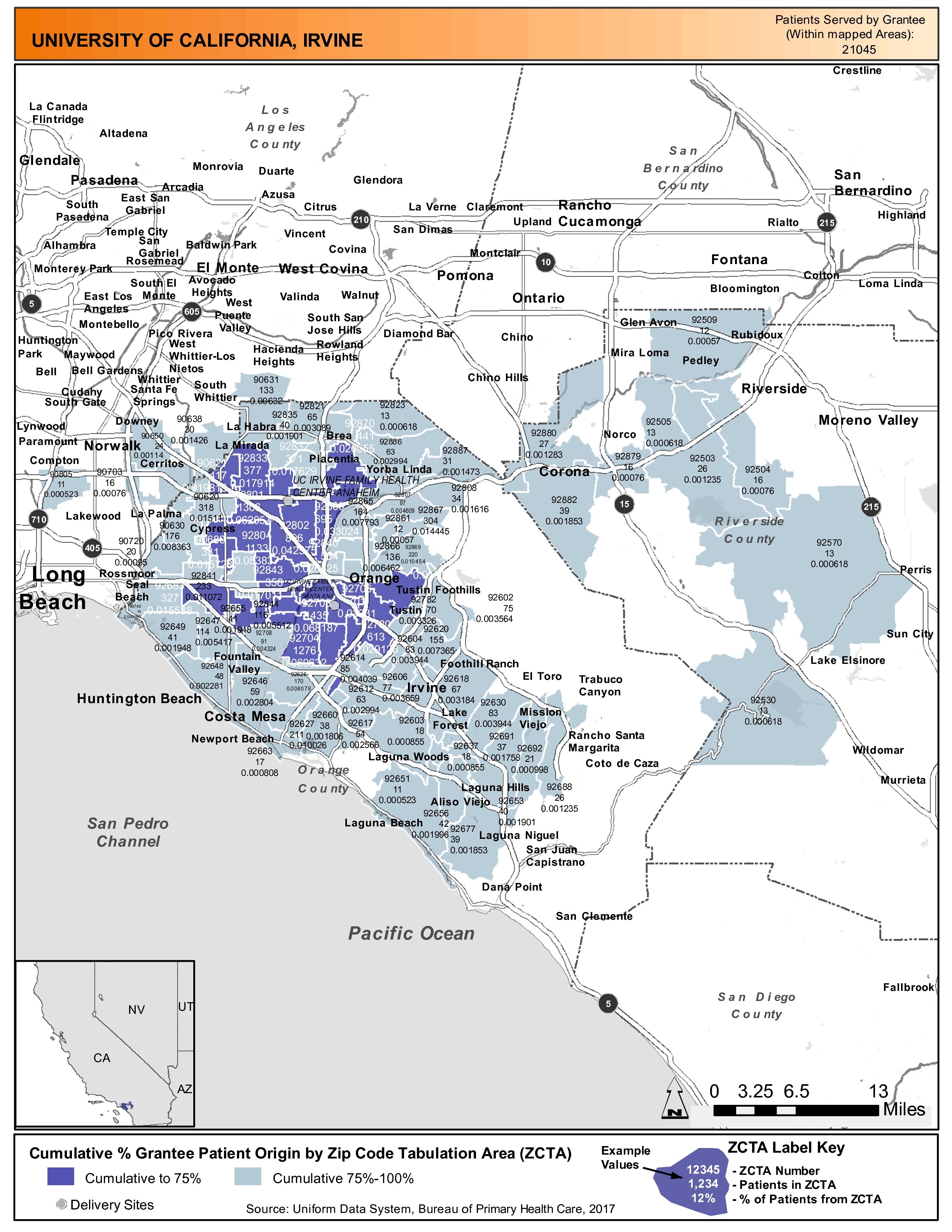 2017 UNIVERSITY OF CALIFORNIA, IRVINE Health Center Profile ...