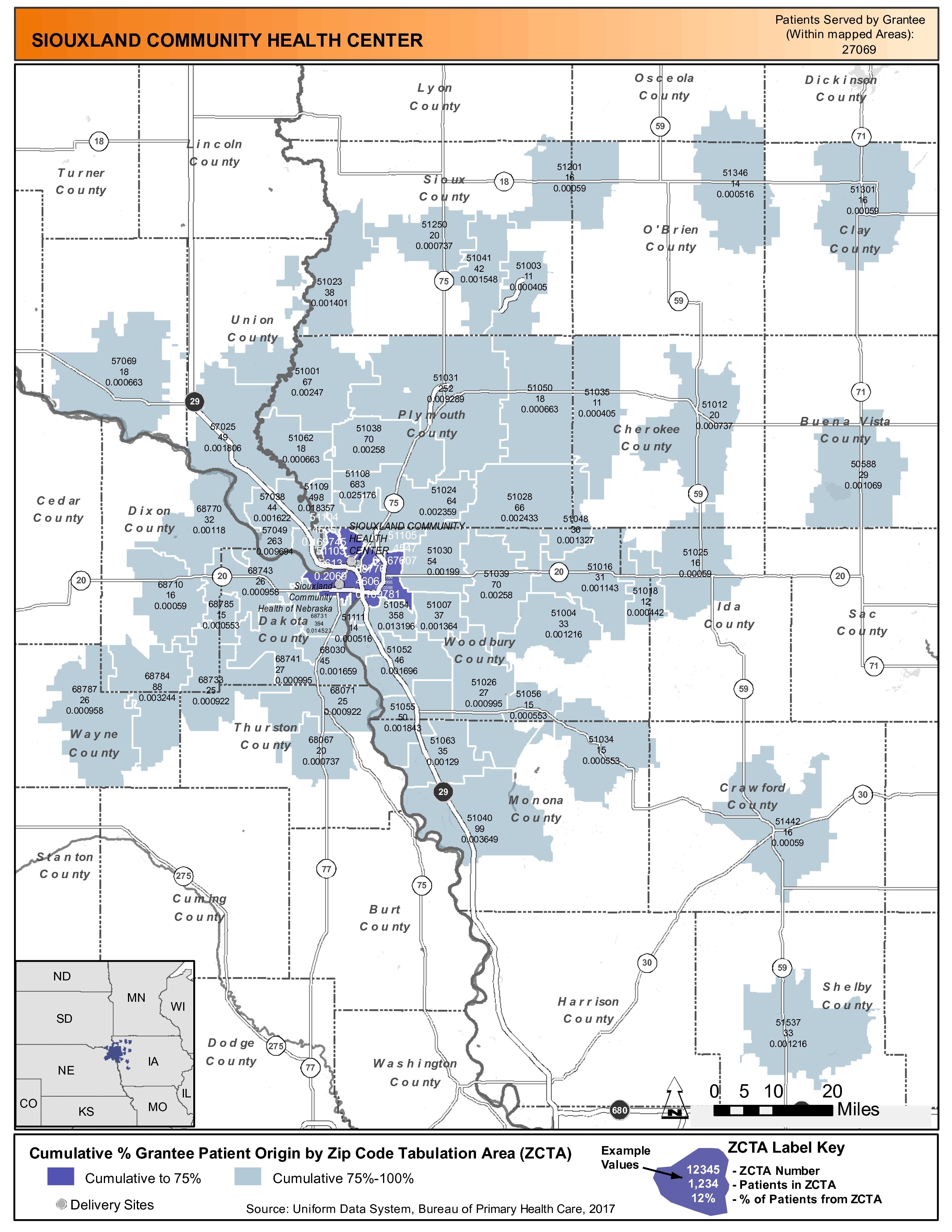 2017 SIOUXLAND COMMUNITY HEALTH CENTER Health Center Program Awardee ...