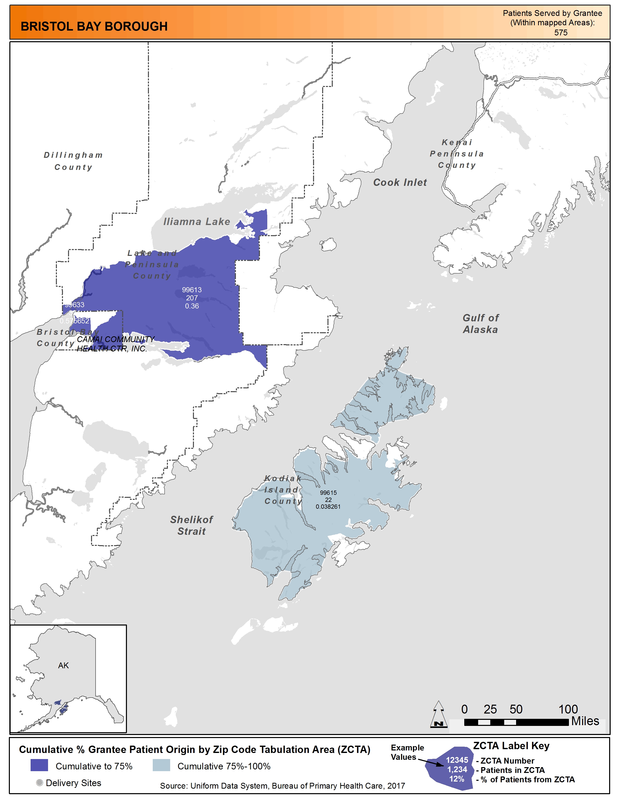 2017 BRISTOL BAY BOROUGH Health Center Program Awardee Data BRISTOL