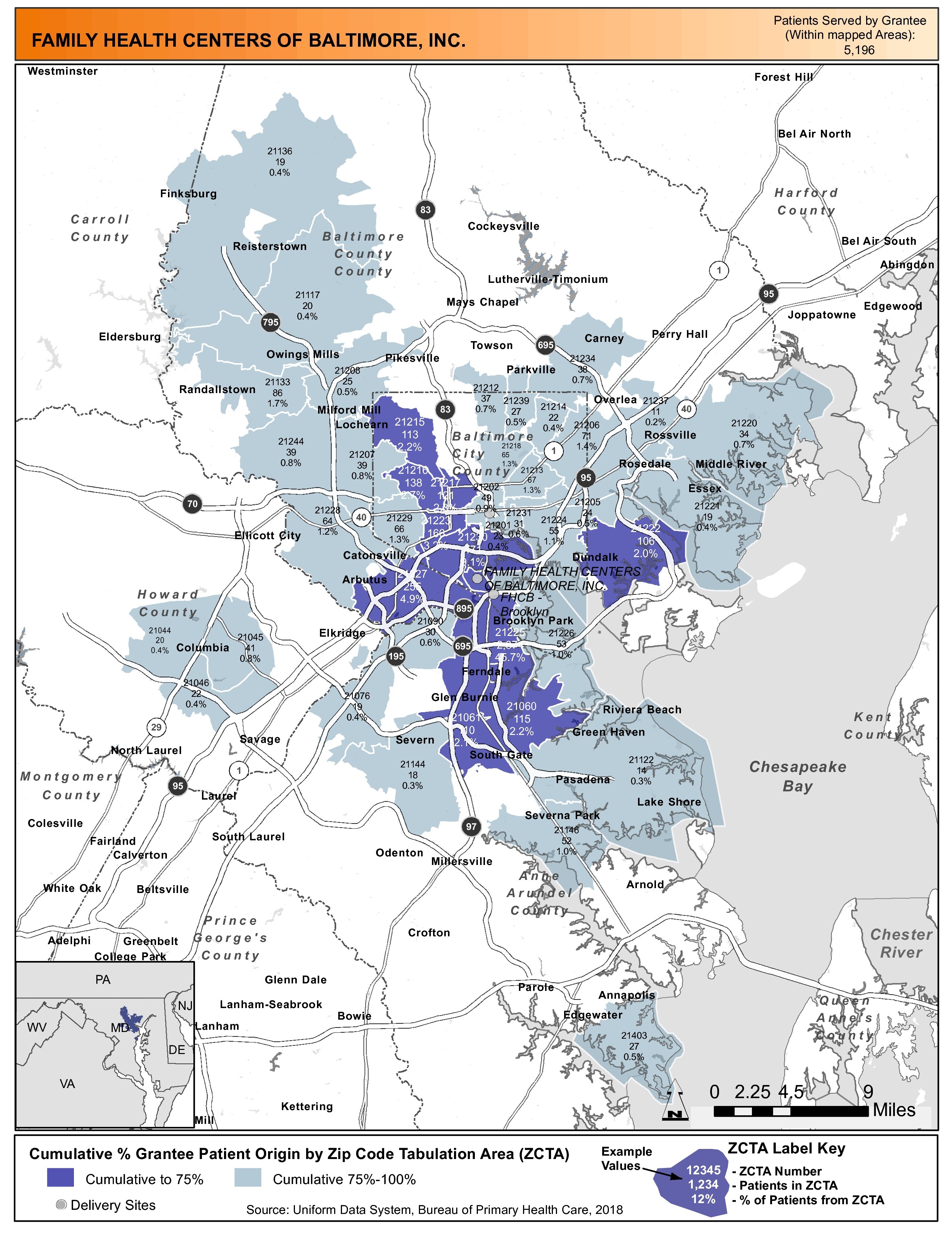 2018 FAMILY HEALTH CENTERS OF BALTIMORE, INC. Health Center Program