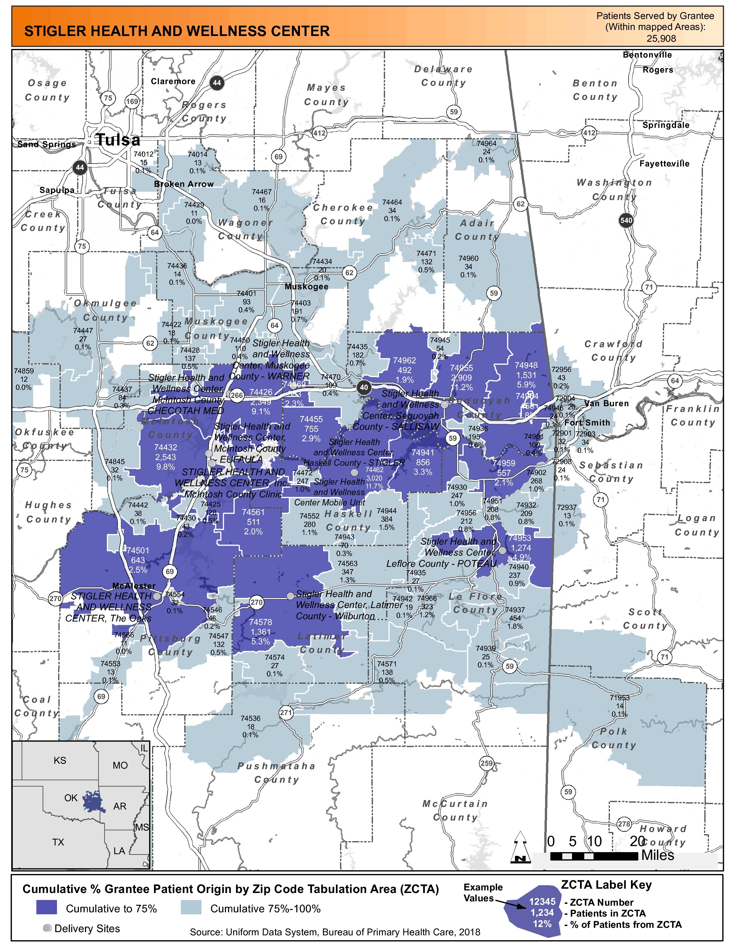 2018 Stigler Health and Wellness Center Health Center Program Awardee