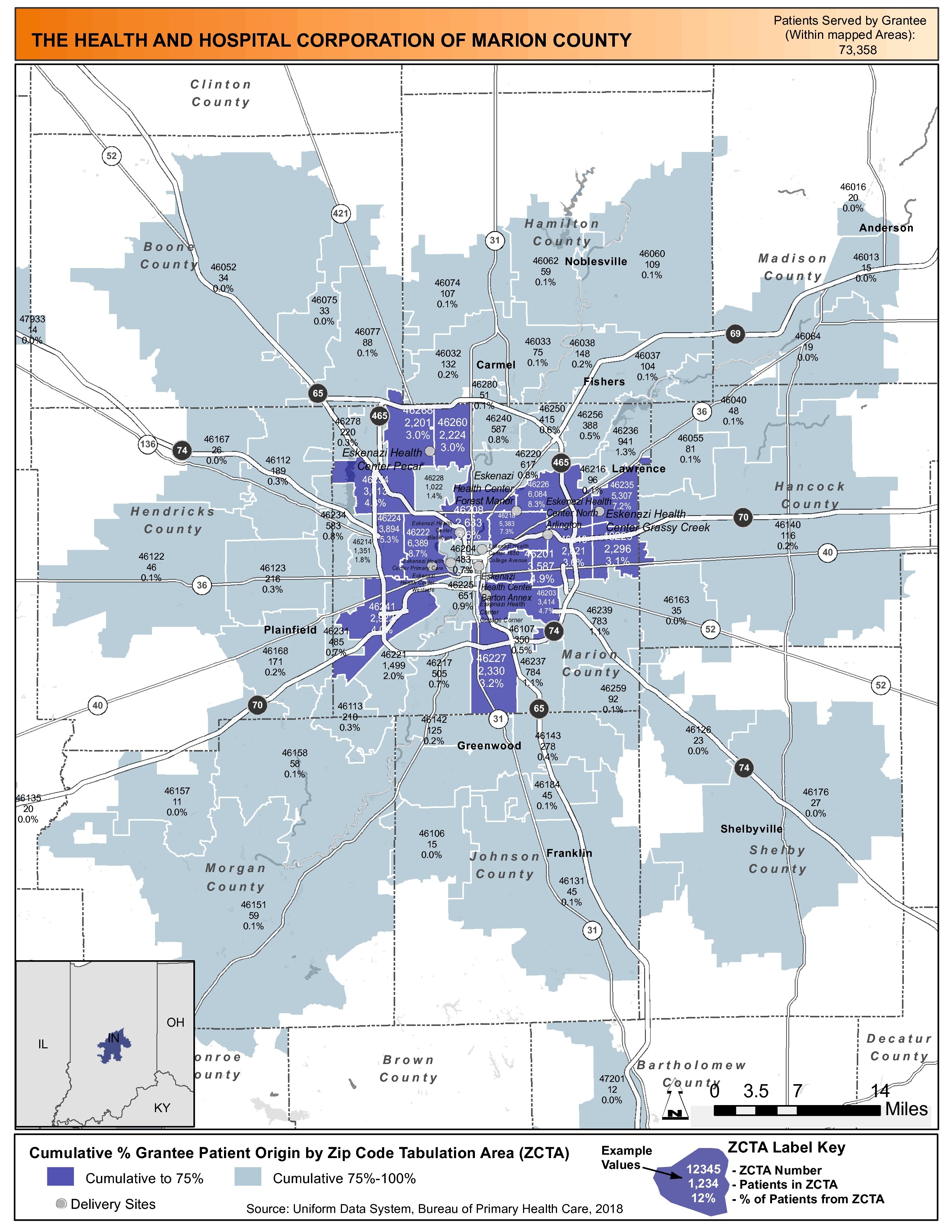 2018 THE HEALTH AND HOSPITAL CORPORATION OF MARION COUNTY Health Center ...