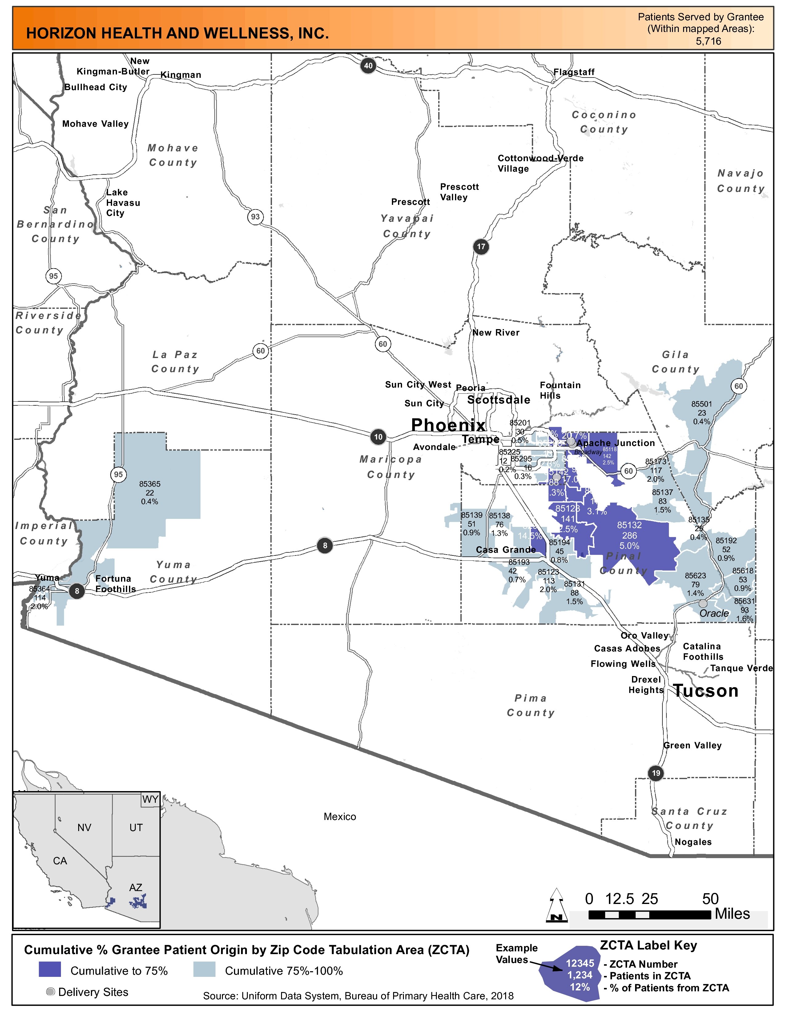 2018 Horizon Health And Wellness Inc Health Center Program