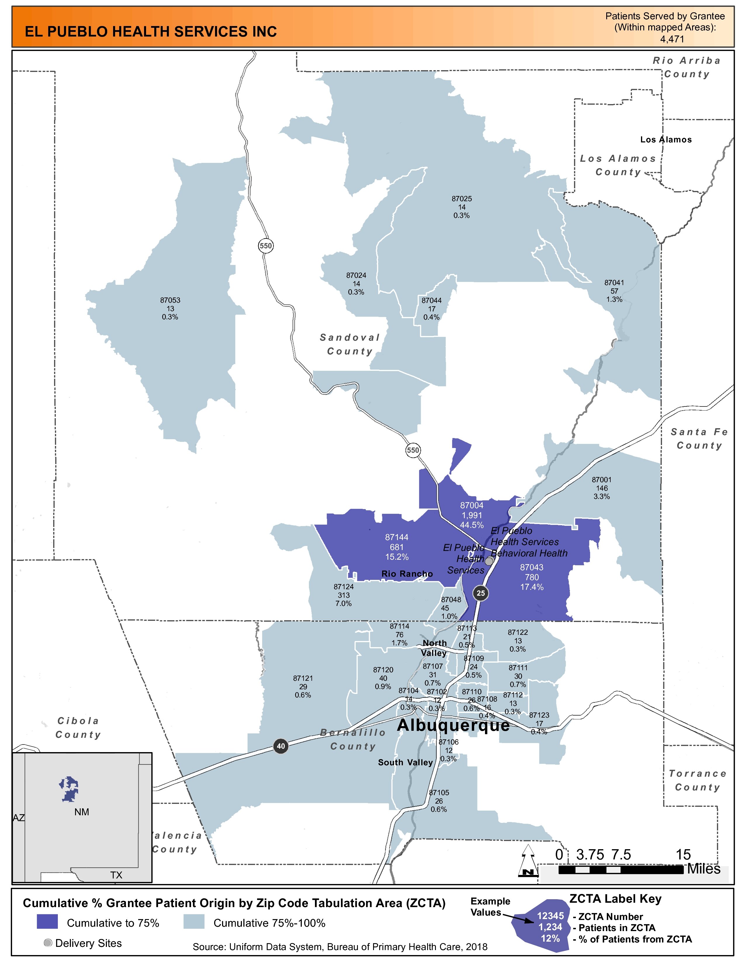 2018 New Mexico Health Center Program Look-Alike Data - New Mexico ...